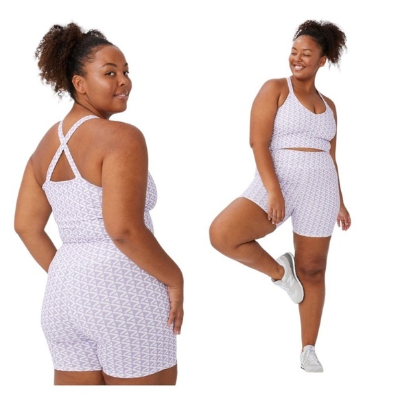 Cotton On Pants - Cotton on Geo Triangle Lavender Shorts